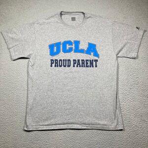 UCLA Proud Parent T Shirt Adult Large ? Gray Short Sleeve Los Angeles California